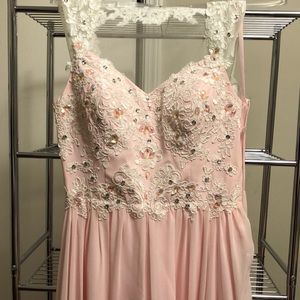 Pink formal dress